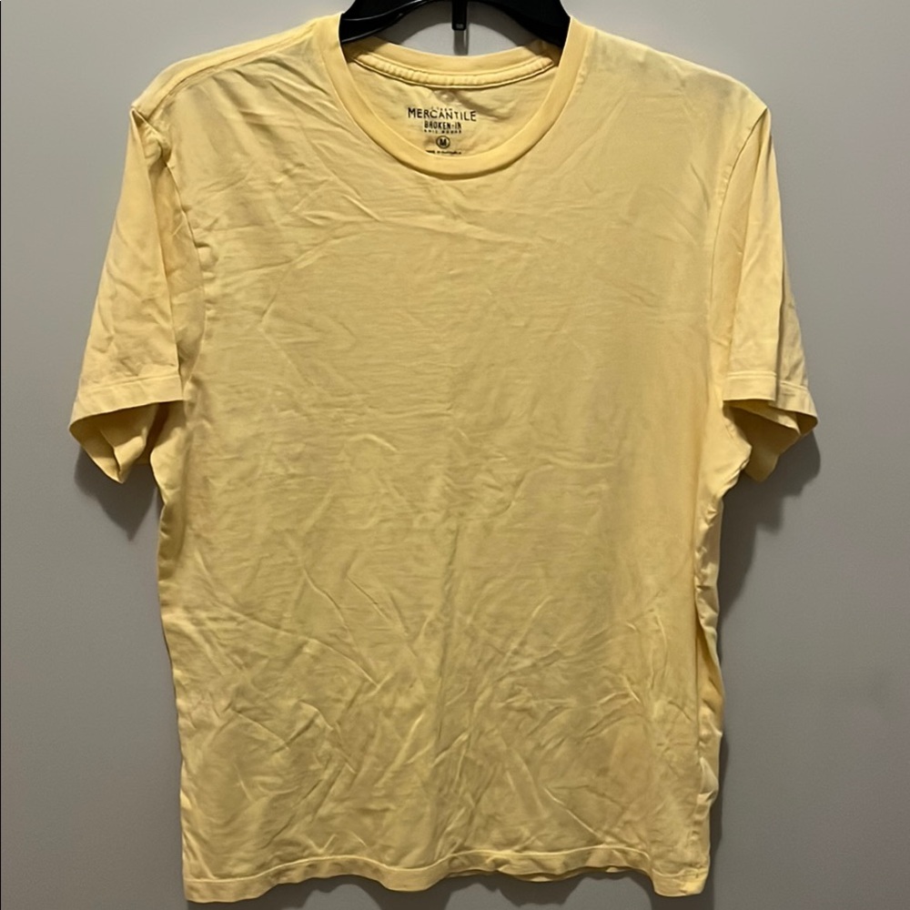 J.crew Mercantile Men's Yellow T-Shirt